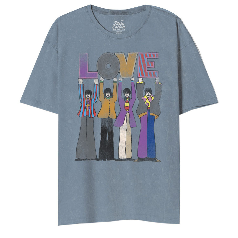 Yellow Submarine By The Beatles Loved Spelled Out Unisex T Shirt